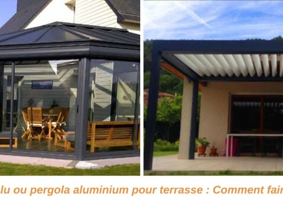 COGNE - Actu site-veranda en alu-pergola aluminium pour terrasse-pergola bioclimatique à lames orientables